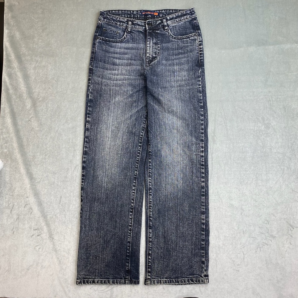 Denim Creation Mumbai Jeans Straight Leg Dark Wash Mid Rise‎ Womens Size 32